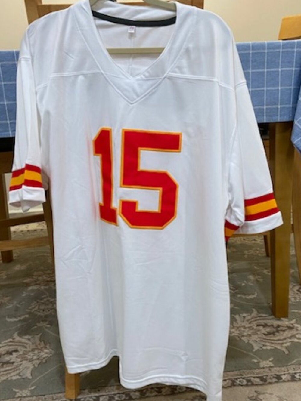 Mahomes White KC Jersey